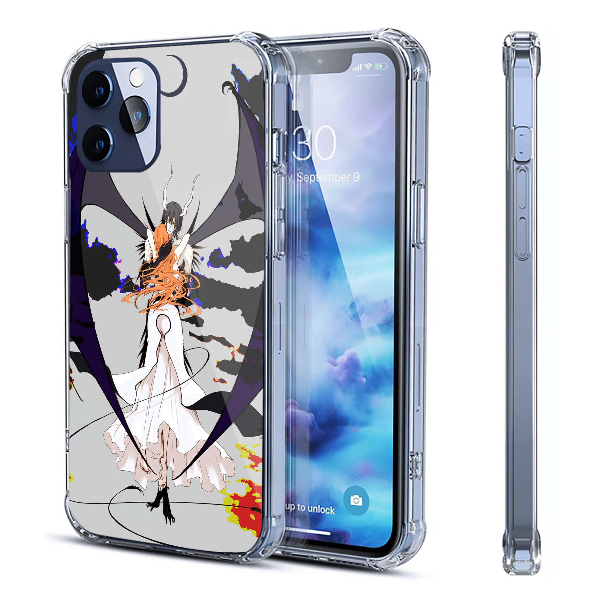 （画像用） ブリーチ BLEACH 【iPhone 12シリーズ対応】透明スマホケース（クリアソフトケース）